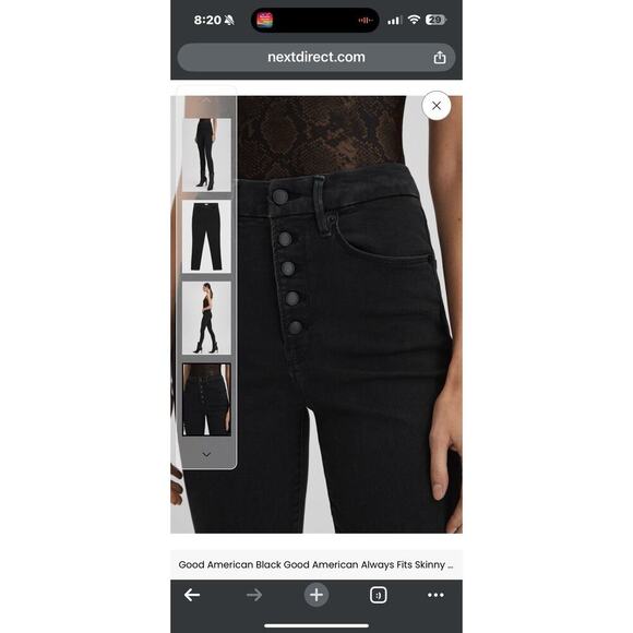 Good American‎ Always Fits Good Legs Jeans Size XS - Picture 13 of 13